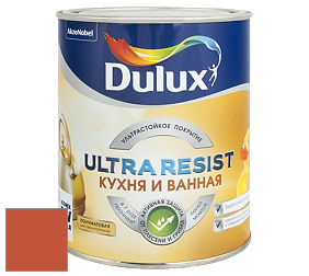 Краска DULUX LUXIUM ULTRA RESIST КУХНЯ И ВАННАЯ полуматовая ультрастойкая краска цвет 50YR 21/603 Flame frenzy 3