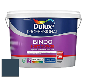 Краска DULUX LUXIUM BINDO НЕГОРЮЧАЯ 9л глубокоматовая краска цвет 17BB 08/104 Deep Well