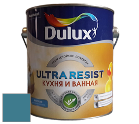 Краска DULUX LUXIUM ULTRA RESIST КУХНЯ И ВАННАЯ матовая ультрастойкая краска цвет 50BG 17/246 