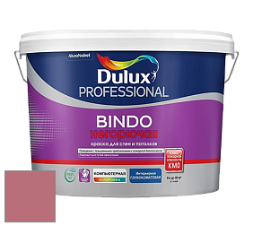 Краска DULUX LUXIUM BINDO НЕГОРЮЧАЯ 9л глубокоматовая краска цвет 90RR 26/315 Adobe pink 2