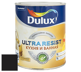 Краска DULUX LUXIUM ULTRA RESIST КУХНЯ И ВАННАЯ полуматовая ультрастойкая краска цвет RAL 8022 