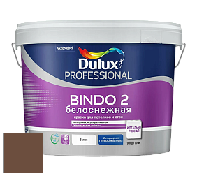 Краска DULUX LUXIUM BINDO 2 глубокоматовая краска цвет 65YR 11/146 American Brownie