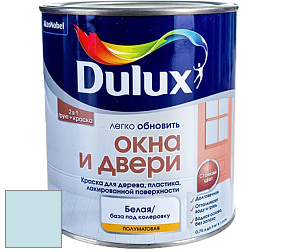 Краска DULUX LUXIUM ОКНА И ДВЕРИ полуматовая краска цвет 50BG 74/114 
