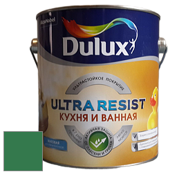 Краска DULUX LUXIUM ULTRA RESIST КУХНЯ И ВАННАЯ матовая ультрастойкая краска цвет 90GY 16/354 Amazon Leaf