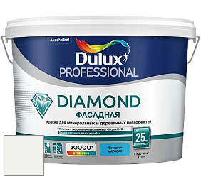 Краска DULUX LUXIUM DIAMOND ФАСАДНАЯ матовая краска цвет 93YY 89/012 Wonderland White