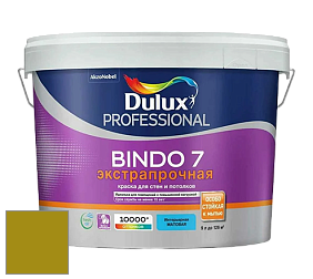 Краска DULUX LUXIUM BINDO 7 Экстрапрочная матовая краска цвет RAL 1027 