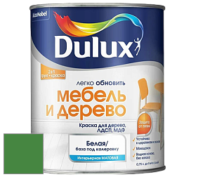 Краска DULUX LUXIUM МЕБЕЛЬ И ДЕРЕВО матовая краска цвет RAL 6017 