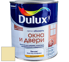 Краска DULUX LUXIUM ОКНА И ДВЕРИ полуматовая краска цвет 60YY 79/252 