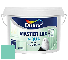 Краска DULUX LUXIUM MASTER LUX AQUA полуглянцевая краска цвет 50GG 50/320 Minted glory 6
