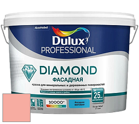 Краска DULUX LUXIUM DIAMOND ФАСАДНАЯ матовая краска цвет 18YR 54/304 Flamingo Tint