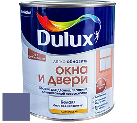 Краска DULUX LUXIUM ОКНА И ДВЕРИ полуматовая краска цвет 90BB 14/242 Marble swirl 1