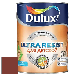 Краска DULUX LUXIUM ULTRA RESIST ДЛЯ ДЕТСКОЙ ультрастойкая матовая краска цвет 23YR 10/308 Mocha Treat