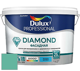 Краска DULUX LUXIUM DIAMOND ФАСАДНАЯ матовая краска цвет NCS S 2040-B80G 