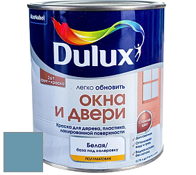 Краска DULUX LUXIUM ОКНА И ДВЕРИ полуматовая краска цвет NCS S 3030-B 