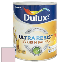 Краска DULUX LUXIUM ULTRA RESIST КУХНЯ И ВАННАЯ полуматовая ультрастойкая краска цвет 70RR 67/092 Candy love 5