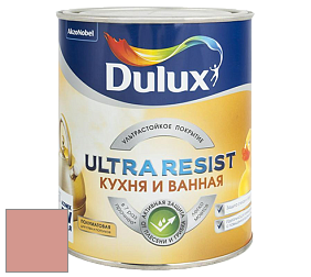 Краска DULUX LUXIUM ULTRA RESIST КУХНЯ И ВАННАЯ полуматовая ультрастойкая краска цвет 30YR 41/263 Thai magic 3