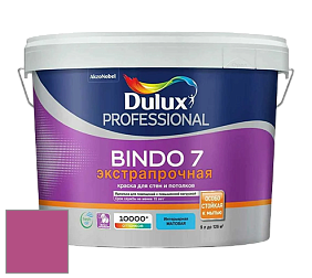 Краска DULUX LUXIUM BINDO 7 Экстрапрочная матовая краска цвет 21RR 19/459 Flamboyant