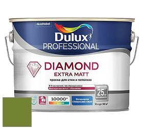 Краска DULUX LUXIUM DIAMOND EXTRA MATT глубокоматовая краска цвет NCS S 3065-G40Y 