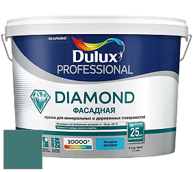 Краска DULUX LUXIUM DIAMOND ФАСАДНАЯ матовая краска цвет NCS S 5030-B50G 