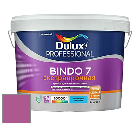Краска DULUX LUXIUM BINDO 7 Экстрапрочная матовая краска цвет 06RR 20/418 Dazzling Daylight