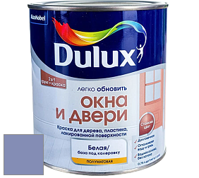 Краска DULUX LUXIUM ОКНА И ДВЕРИ полуматовая краска цвет 81BB 29/221 Purfect Purple