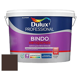 Краска DULUX LUXIUM BINDO НЕГОРЮЧАЯ 9л глубокоматовая краска цвет RAL 8017 