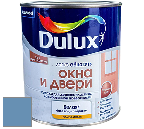 Краска DULUX LUXIUM ОКНА И ДВЕРИ полуматовая краска цвет 30BB 27/236 Dream Spiral