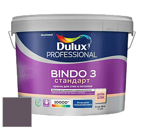 Краска DULUX LUXIUM BINDO 3 Стандарт глубокоматовая краска цвет 10RR 10/093 