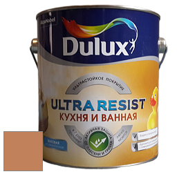 Краска DULUX LUXIUM ULTRA RESIST КУХНЯ И ВАННАЯ матовая ультрастойкая краска цвет NCS S 3040-Y40R 
