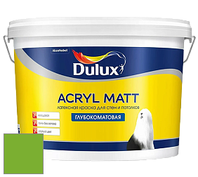 Краска DULUX LUXIUM ACRYL MATT глубокоматовая краска цвет 30GY 34/600 