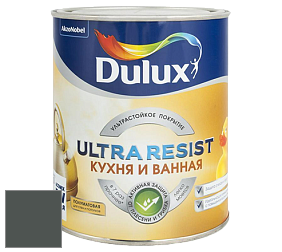 Краска DULUX LUXIUM ULTRA RESIST КУХНЯ И ВАННАЯ полуматовая ультрастойкая краска цвет RAL 7043 