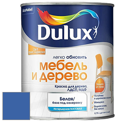Краска DULUX LUXIUM МЕБЕЛЬ И ДЕРЕВО матовая краска цвет 62BB 12/390 