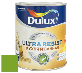 Краска DULUX LUXIUM ULTRA RESIST КУХНЯ И ВАННАЯ полуматовая ультрастойкая краска цвет 21GY 30/617 