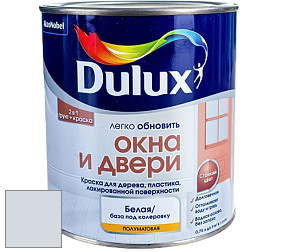 Краска DULUX LUXIUM ОКНА И ДВЕРИ полуматовая краска цвет 30BB 72/045 