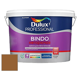 Краска DULUX LUXIUM BINDO НЕГОРЮЧАЯ 9л глубокоматовая краска цвет 00YY 15/371 Kessy's Bark