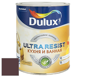 Краска DULUX LUXIUM ULTRA RESIST КУХНЯ И ВАННАЯ полуматовая ультрастойкая краска цвет NCS S 7020-R10B 