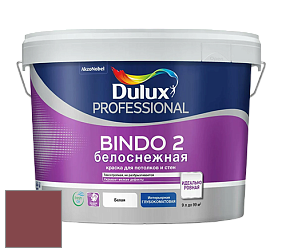Краска DULUX LUXIUM BINDO 2 глубокоматовая краска цвет 90RR 11/257 Tomahawk Red