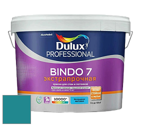 Краска DULUX LUXIUM BINDO 7 Экстрапрочная матовая краска цвет RAL 5018 
