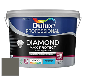 Краска DULUX LUXIUM DIAMOND MAX PROTECT матовая краска цвет NCS S 7005-G80Y 
