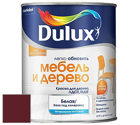 Краска DULUX LUXIUM МЕБЕЛЬ И ДЕРЕВО матовая краска цвет RAL 3005 