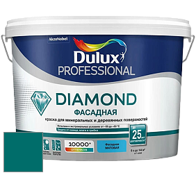Краска DULUX LUXIUM DIAMOND ФАСАДНАЯ матовая краска цвет NCS S 4550-B40G 