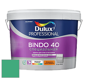 Краска DULUX LUXIUM BINDO 40 Специальная полуглянцевая краска цвет 10GG 33/404 Fairy Tale Green