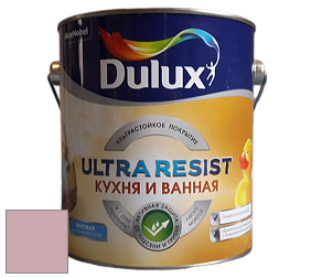 Краска DULUX LUXIUM ULTRA RESIST КУХНЯ И ВАННАЯ матовая ультрастойкая краска цвет NCS S 2020-R10B 