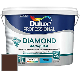 Краска DULUX LUXIUM DIAMOND ФАСАДНАЯ матовая краска цвет RAL 8016 