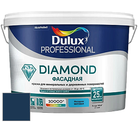 Краска DULUX LUXIUM DIAMOND ФАСАДНАЯ матовая краска цвет 50BB 06/163 Elegant Ocean