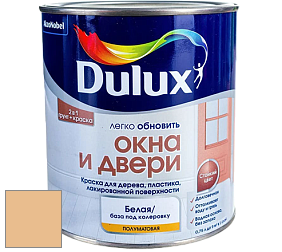 Краска DULUX LUXIUM ОКНА И ДВЕРИ полуматовая краска цвет 10YY 58/295 Light Topaz