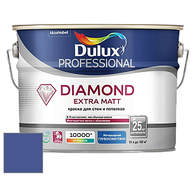 Краска DULUX LUXIUM DIAMOND EXTRA MATT глубокоматовая краска цвет NCS S 4050-R70B 