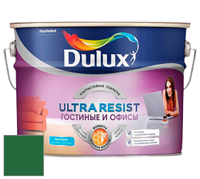 Краска DULUX LUXIUM ULTRA RESIST ГОСТИНЫЕ И ОФИСЫ ультрастойкая матовая краска цвет 84GY 13/321 Alpin Tree