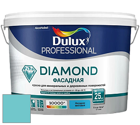 Краска DULUX LUXIUM DIAMOND ФАСАДНАЯ матовая краска цвет NCS S 1040-B30G 