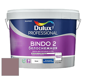 Краска DULUX LUXIUM BINDO 2 глубокоматовая краска цвет 90RR 22/126 